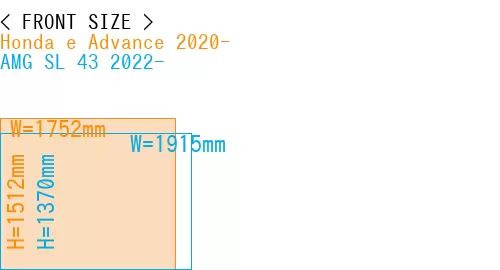 #Honda e Advance 2020- + AMG SL 43 2022-